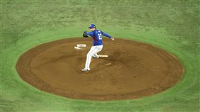 亞冠開幕戰　南韓張現植先發亞洲職棒冠軍爭霸賽16日在日本東京巨蛋開打，開幕賽上演日韓大戰，南韓隊派出張現植先發。中央社記者張新偉攝　106年11月16日