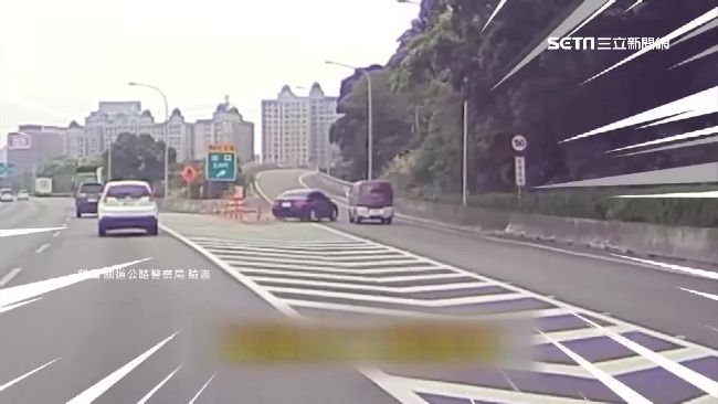螃蟹哥突襲　錯過交流道連三切釀車禍