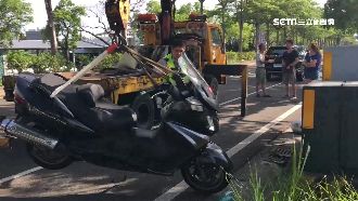 騎士遭撞命危　「整個鼻子都沒了」