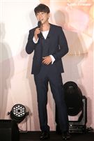 韓星黃致列來台為2018Love Stars台北演唱會宣傳，並會粉絲唱台語歌讓粉絲High翻天。（記者邱榮吉/攝影）