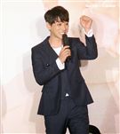 韓星黃致列來台為2018Love Stars台北演唱會宣傳，並會粉絲唱台語歌讓粉絲High翻天。（記者邱榮吉/攝影）