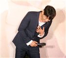 韓星黃致列來台為2018Love Stars台北演唱會宣傳，並會粉絲唱台語歌讓粉絲High翻天。（記者邱榮吉/攝影）