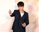 韓星黃致列來台為2018Love Stars台北演唱會宣傳，並會粉絲唱台語歌讓粉絲High翻天。（記者邱榮吉/攝影）