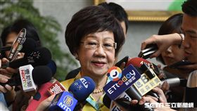 民進黨前副總統呂秀蓮今受訪表示，若當選台北市長，一定會推動「和平首都聯盟」結交所有愛好和平的國際首都。(圖／記者林惟崧)
