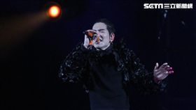 蕭敬騰2018「娛樂先生世界巡迴演唱會｣台北站，台北小巨蛋登場，沒有嘉賓一人獨挑大樑。（記者邱榮吉/攝影）