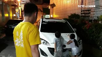 作業「畫家裡車車」　爸爸看到崩潰了