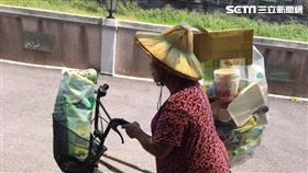 「她過得比我苦…」斗笠婦爆汗撿回收　一大袋全送給同業
圖宥晴授權提供