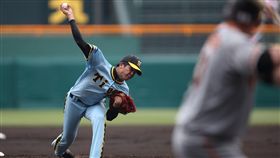 才木浩人日職一軍首勝。（圖／翻攝自阪神虎推特）