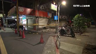 5樓窗台「自由落體」　砸1樓遮雨棚