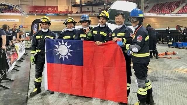 台灣消防員好棒！法車禍救援賽獲獎