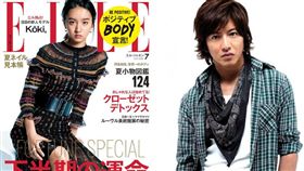 -木村拓哉-女兒-木村光希-合成圖／翻攝自ELLE日網、Smap株式會社臉書粉絲專頁