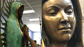 神蹟,騙局,天主教,淚水,眼淚,Hobbs,墨西哥,美國,教堂,聖母像,留淚,哭　圖／翻攝自推特　