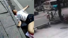 離婚,割喉,大陸,湖南,懷化,尾隨,前妻,前夫,夫妻,馬路,殺害,謀殺　圖／翻攝自微博