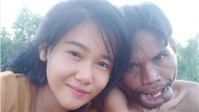 為了前結婚？清秀正妹嫁醜男　被爆剛結婚就分居　圖／翻攝臉書