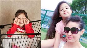 劉畊宏跟王婉霏4歲女兒小泡芙近照。(翻攝微博)