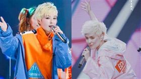 《創造101》Sunnee（楊芸晴）。(翻攝微博)