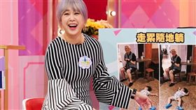 ▲黃小柔遇到兒子哭鬧時，採取放任管理。（圖／TVBS提供）