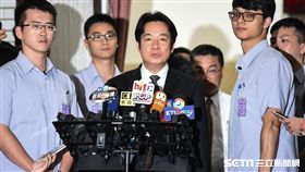 行政院長賴清德前往立法院致意。 （圖／記者林敬旻攝）