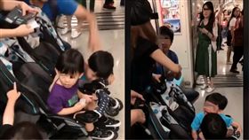 捷運,男子,精神異常,隨機,巴頭,恐怖　圖／翻攝自臉書