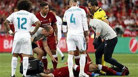 埃及球星沙拉傷勢嚴重，恐錯過世界盃。（圖／達志影像）