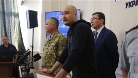 俄國前戰地記者巴布臣科（Arkady Babchenko）與烏克蘭政府策劃詐死。（圖／美聯社／達志影像）