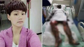 勇媽二度衝火場救兒(翻攝自騰訊新聞)