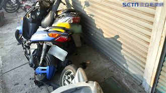 飄移甩尾失控　酒駕男逃逸糗撞路邊車