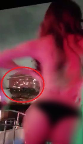 辣妹 丁字褲 游艇趴 上空