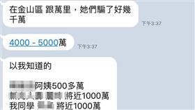 新北,金山,詐騙,標會,信用卡,借貸。翻攝畫面