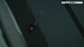 台中烏日婦人墜溪中／翻攝畫面