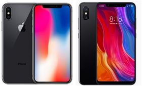 小米新機超像iPhone X？美國媒體發文痛批無恥（圖／翻攝自apple、小米 小米,蘋果,小米8,iPhone X,抄襲,專利,深圳,ThinQ,LG,瀏海