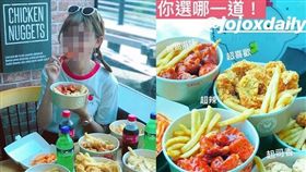 網美拍炸雞,一口都沒吃超浪費(圖/https://www.instagram.com/p/BjccMM5nOj7/)