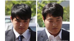 ▲NEXEN英雄選手朴東原（左）與曹尚佑被指控性侵。（圖／截自韓國媒體）