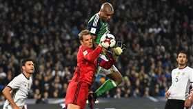 德國世界盃添利多，頭號門將諾伊爾熱身賽復出。（圖／美聯社／達志影像）