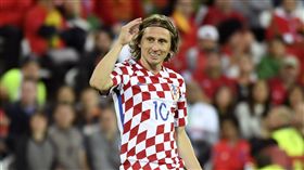 從難民變世足賽隊長，莫德里奇展現堅毅性格。（圖／美聯社／達志影像）