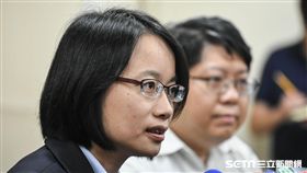 北農總經理吳音寧出面說明。 （圖／記者林敬旻攝）