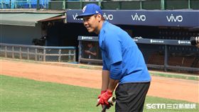 富邦悍將林益全。（圖／記者王怡翔攝）