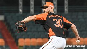 統一獅投手羅里奇。 圖／記者林敬旻攝