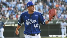 富邦悍將蔣智賢。 （圖／記者林敬旻攝）