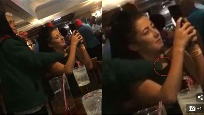 伸進女子胸罩「撈奶」！原來做這檔事