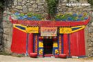 北山寺奉拜媽祖。（記者邱榮吉/大膽島拍攝）