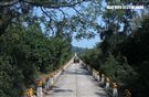 島上著名景點生明路。（記者邱榮吉/大膽島拍攝）