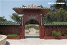 大膽島上的明威公園。（記者邱榮吉/大膽島拍攝）