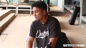 統一獅潘彥廷。（圖／記者王怡翔攝）