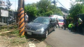 新北市,淡水,樹梅坑,蜂螫,受傷,自撞