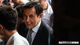 前總統馬英九出席「遷臺歷史記憶庫搶救計畫發布會」。 （圖／記者林敬旻攝）