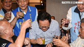 丁守中參加台北市退休警察人員協會慶生會。 （圖／記者林敬旻攝）