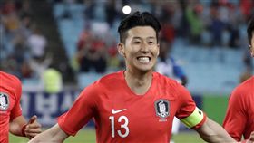 韓國世界盃23人名單公布，英超熱刺球星領銜。（圖／美聯社／達志影像）