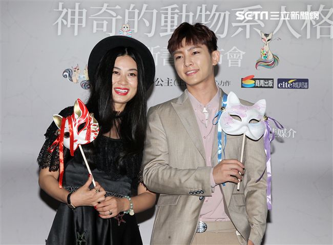 炎亞倫、愛莎公主聯手出擊文創、影視、設計、藝術潮牌。（記者邱榮吉/攝影）