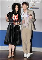 炎亞倫、愛莎公主聯手出擊文創、影視、設計、藝術潮牌。（記者邱榮吉/攝影）